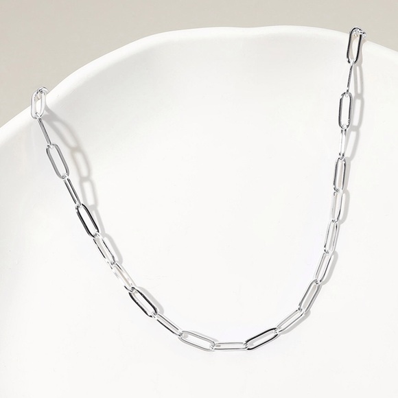 Elegant Silver Chain Necklace - Picture 1 of 3